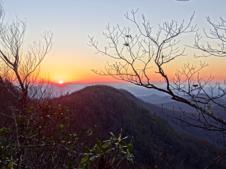 Sunset From The Arkarqua Trail, Brasstown Bald