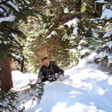 Mount Mitchell Trail in Snow, Mount Mitchell (North Carolina)