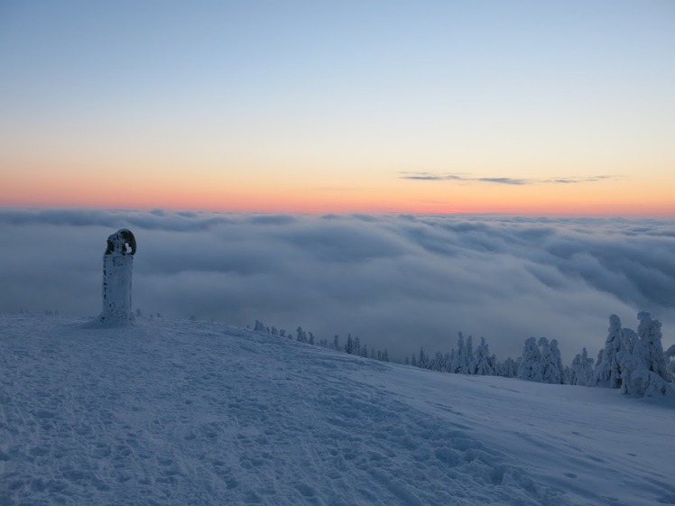 Morning  on Kralicky Sneznik, Králický Sněžník