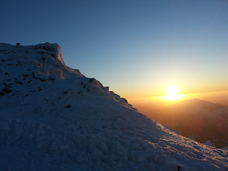 Sunrise at the summit, Snowdon