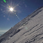 Climbing Ljuboten