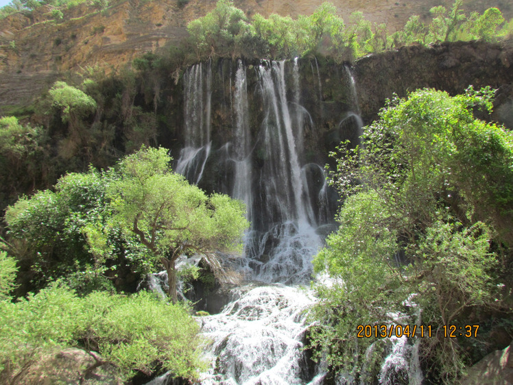 shevi (talleh zang)waterfall, سن بران