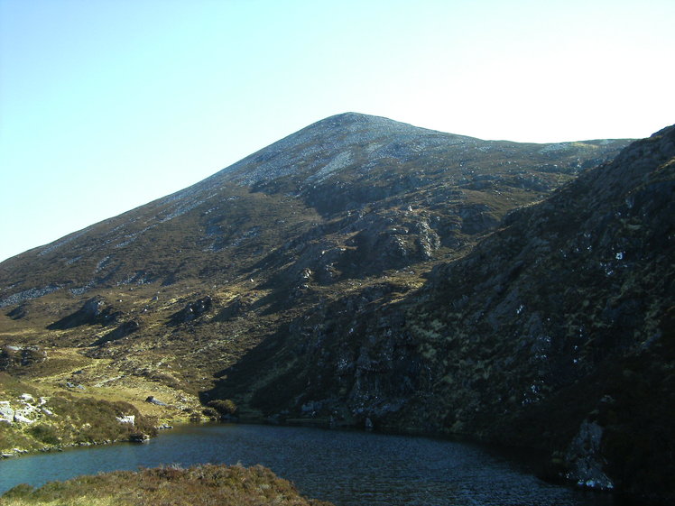 Looking from Glas Lough towards Purple Mountain, Purple Mountain, County Kerry