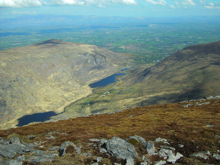 Looking from Purple Mountain into Gap of Dunloe, Purple Mountain, County Kerry