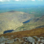 Looking from Purple Mountain into Gap of Dunloe, Purple Mountain, County Kerry