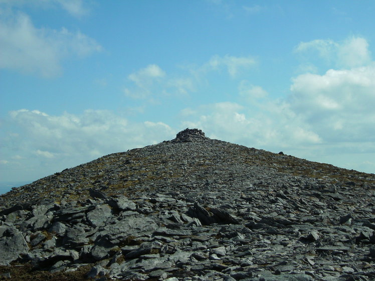 Looking towards the summit, Purple Mountain, County Kerry