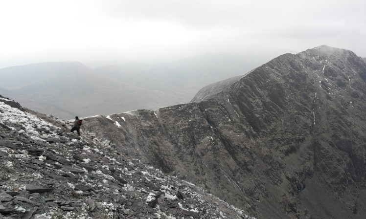 Carrauntoohil Summit slope across from Caher, Carrantuohill