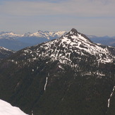 Klitsa Mtn from Mt Nahmint, Klitsa Mountain