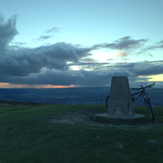 Stormy Sunset, Garth Mountain, Mynydd y Garth