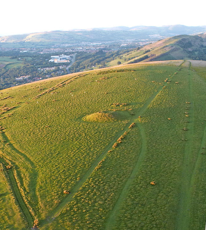 Top of Garth, Garth Mountain, Mynydd y Garth