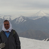 View of Damavead from Tochal, Damavand (دماوند)