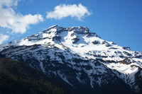 Tolhuaca Volcano from Laguna Blanca photo