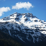Tolhuaca Volcano from Laguna Blanca