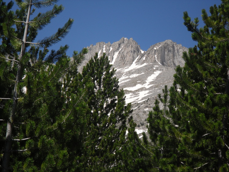 the 'V'  shape of higher summits of Olympuw, Mount Olympus