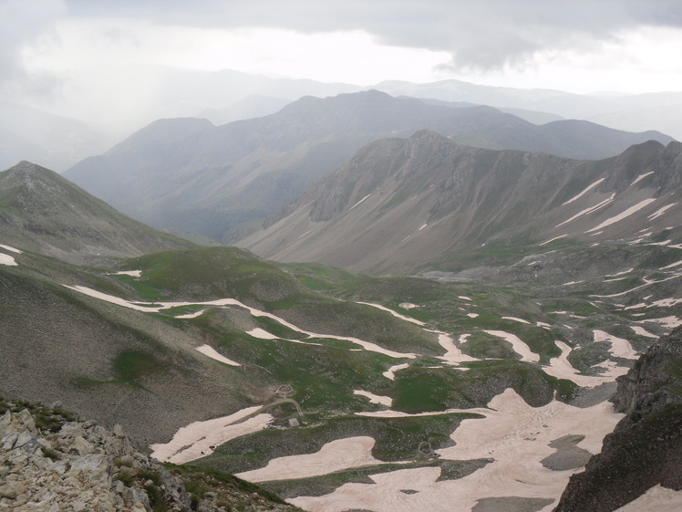 Lamkos, from the peak Tsukarela 2295m., Lakmos