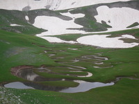 The springs of the river Achelous, the locals  call them &#x27;Verligka&#x27;, Lakmos photo