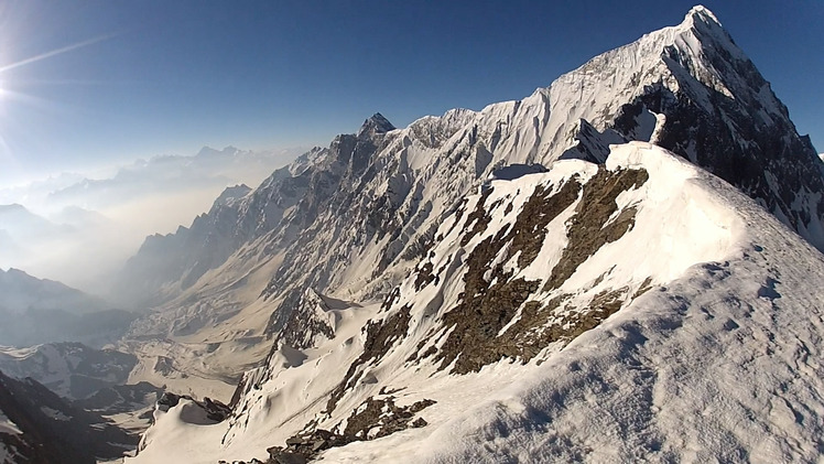 Hanuman Tibba from Tentu pass 5000m 04.06.13, Mount Hanuman Tibba