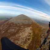 View to Croagh Patrick from the west- soaring on paraglider