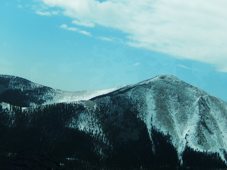 The Snow in Colorado Mountain, Shawnee Peak, Colorado