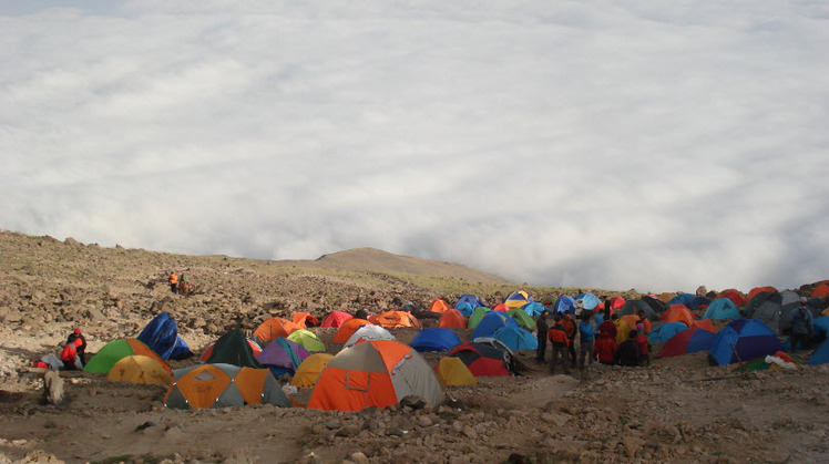 damavand basecamp(3th bargah), Damavand (دماوند)