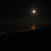 full moon from refuge Petrostrouga, Mount Olympus