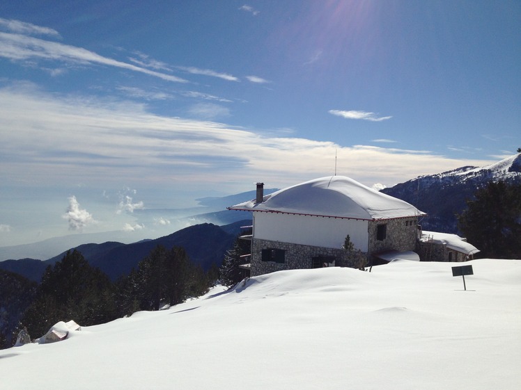 refuge Petrostrouga, Mount Olympus