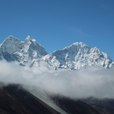 One of the mountains of the Himalaya Mountains
