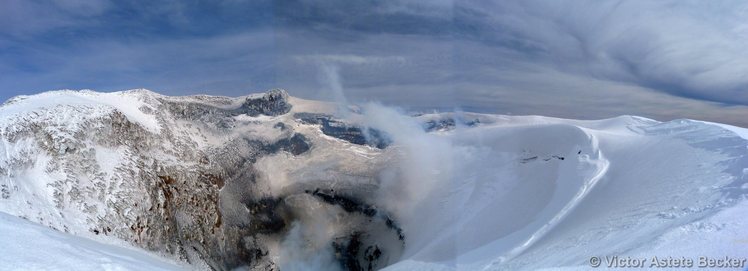 Crater del Villarrica, Volcan Villarrica