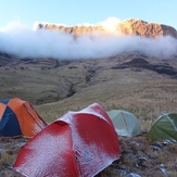 Camping under Giants Castle, Giant's Castle