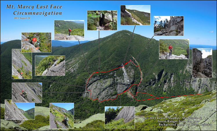 Marcy East Face Climb, Mount Marcy