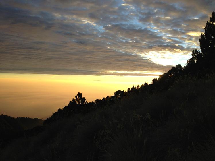 Sunrise, Nevado de Colima