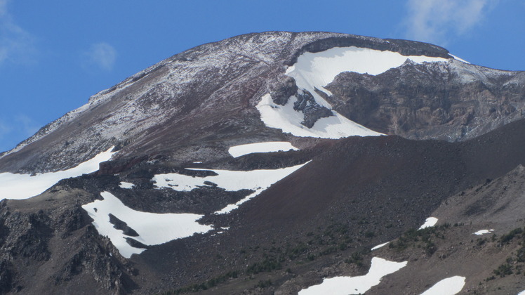 South Sister after Thunderstorm/Hailstorm, South Sister Volcano