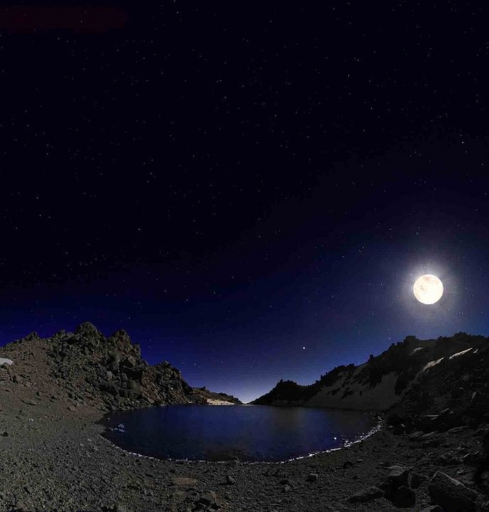 Sabalan and Moonlight, سبلان