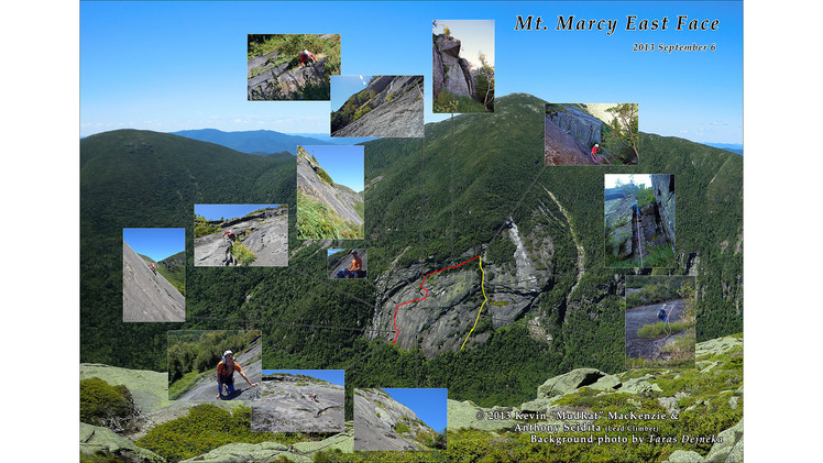 Marcy East Face "Ranger on the Rock", Mount Marcy