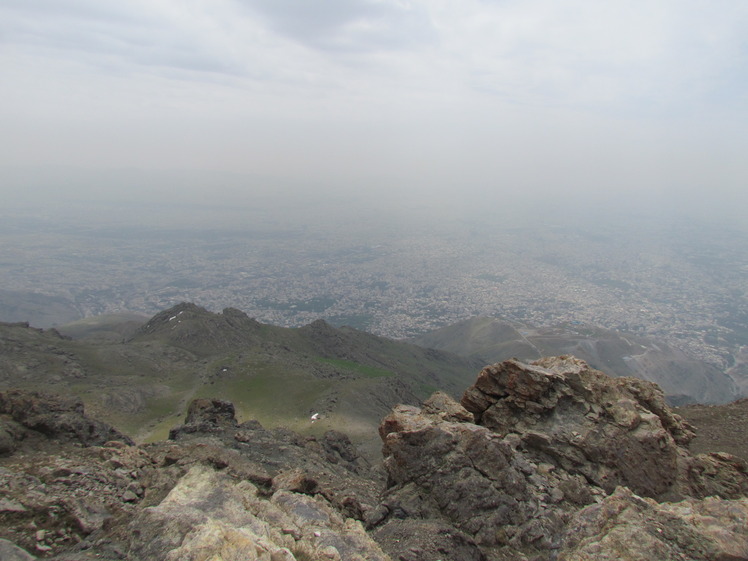 naser ramezani :view of tehran from kolakchal peak