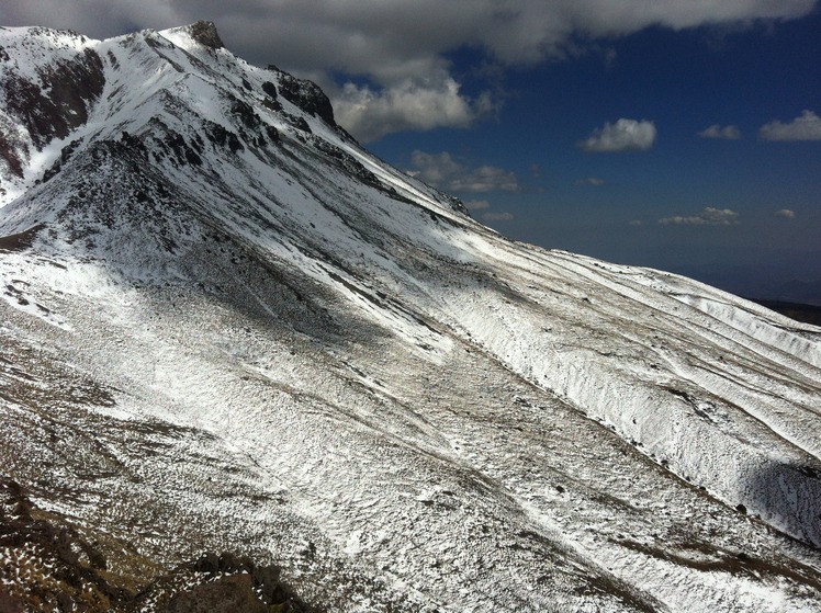 Nevado de Toluca Arista posterior