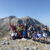 View from Skourta to Olympus peaks, Mount Olympus