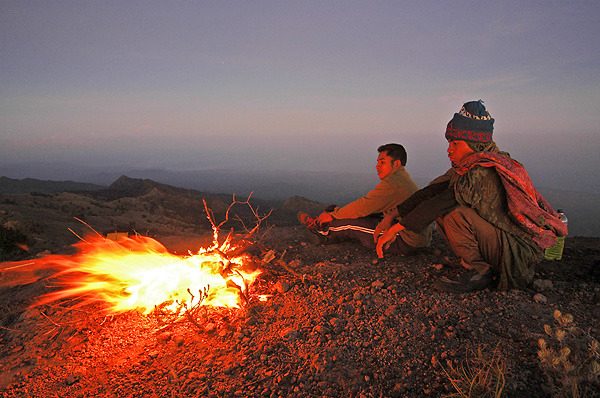 Waiting the sunset, Mount Rinjani