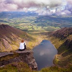 The view over Coumshinaun Lake, Comeragh Mountains