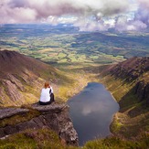 The view over Coumshinaun Lake, Comeragh Mountains