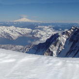 Pano shot from the south rim..., Mount Saint Helens