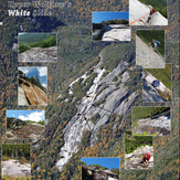 Mosaic of Upper Wolfjaw's White Slide, Upper Wolfjaw Mountain