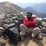 Anthony Fiore at the top of Mount San Antonio