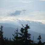 view on Snezka from Sklanik (Poland), Snezka or Sněžka