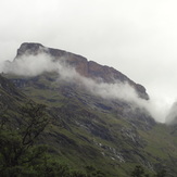 Champagne Castle seen from Cowl Fork