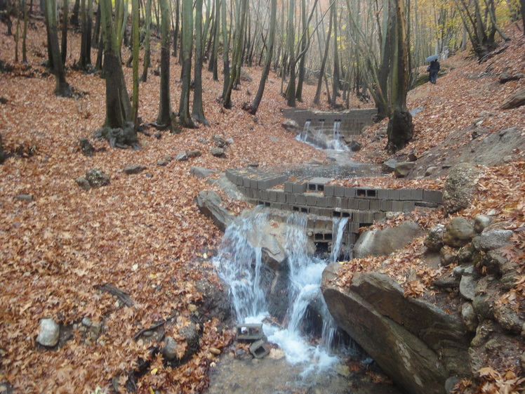 river from tabgah fall, Ghalat