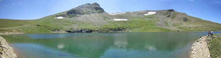 Summit of Çakırgöl Mountain and Lake, Çakirgöl or Cakirgol