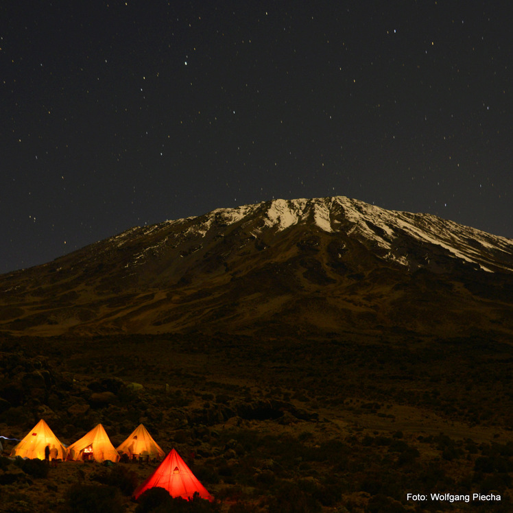 Kilimanjaro by night, Mount Kilimanjaro