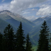 Piz Starlex (left hand) and Avingatal