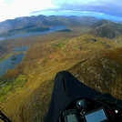 Soaring above Inagh Valley in Connemara